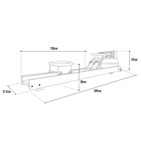 Water Rower Classic With S4 Performance Monitor American Walnut