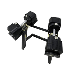 Adjustable Dumbbell Set 4.9kg - 25.3kg Pair MX100 with Stand