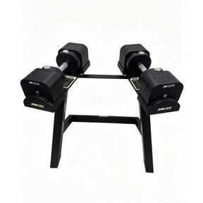 Adjustable Dumbbell Set 4.9kg - 25.3kg Pair MX100 with Stand