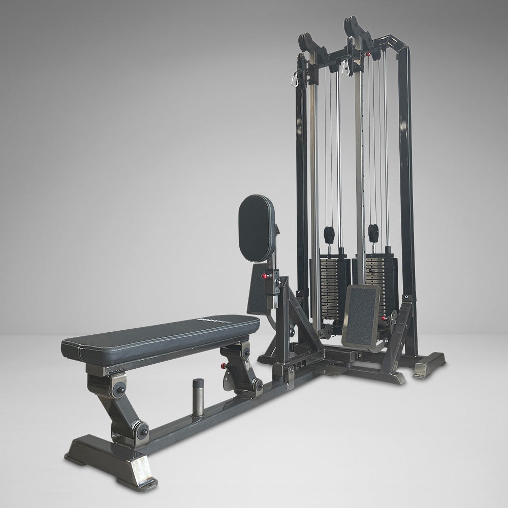 Pulley Stack Rows Animal Dual Stack Low Pulley | Heavy-Duty Cable Row Station