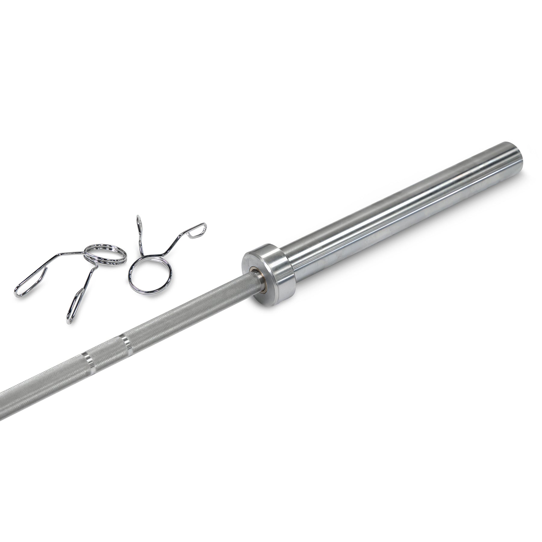 100kg Pro Olympic Barbell & Weight Set with Clips