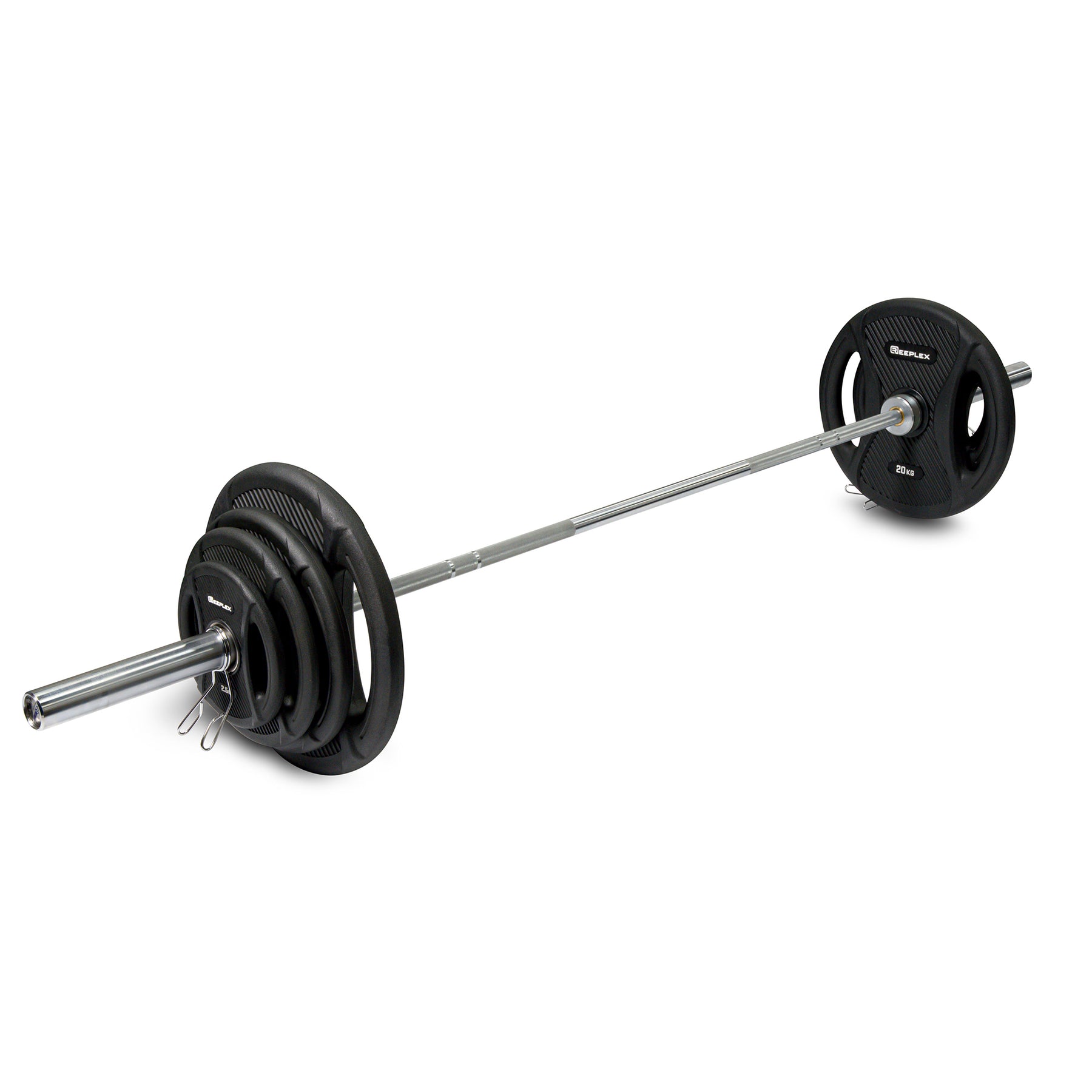 Reeplex RM90 Smith Machine + Squat Rack + Lat Pulldown Bench + 100kg PVC Olympic Weights