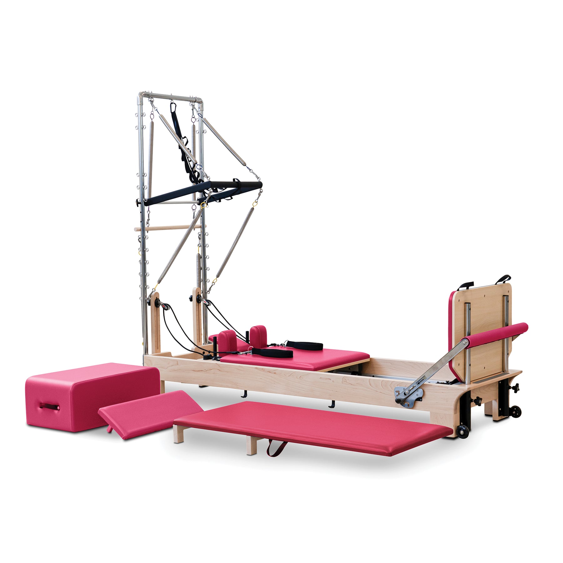 Reeplex Bespoke Maple Half Trapeze Pilates Reformer