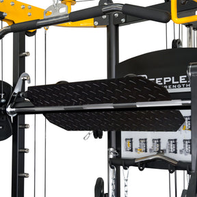 Reeplex CBT-PL Multi Station Gym + Fid Bench + Leg Press + 100kg PVC Weight Plates + Olympic Barbell