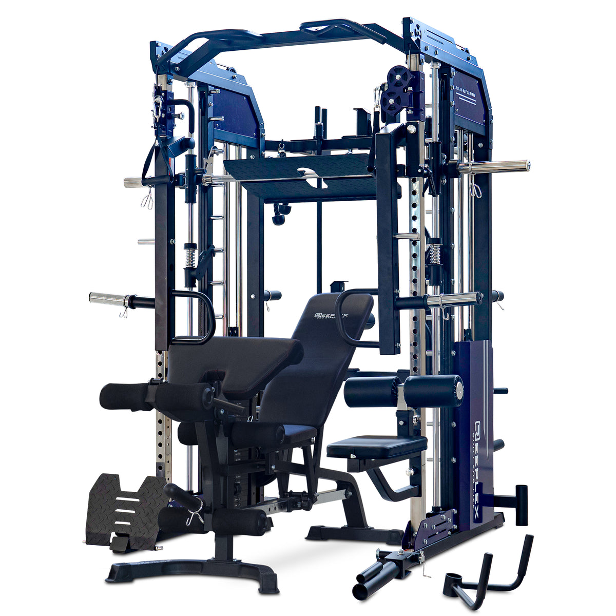 Reeplex CX3 Multi-Functional Trainer + Attachments + Adjustable Bench