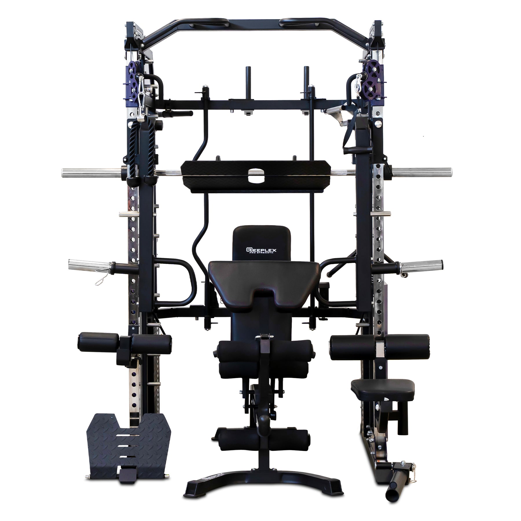 Reeplex CX3 Multi-Functional Trainer + Attachments + Adjustable Bench