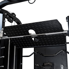 Reeplex CX4 Multi-Functional Trainer + FID Bench + 100kg Weight Plates + 7ft Barbell + Jammer Arms + Leg Press