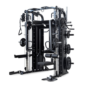 Reeplex CX4 Multi-Functional Trainer + FID Bench + 100kg PVC Weight Plates + 7ft Barbell + Jammer Arms + Leg Press
