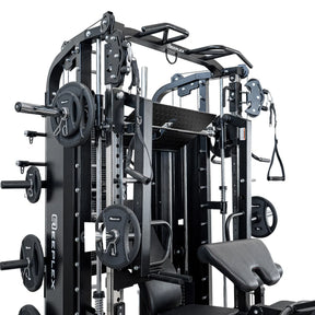 The Complete Setup – Reeplex CX4 Multi-Functional Trainer, Dumbbells & Treadmill Package