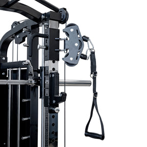 Reeplex CX4 Multi-Functional Trainer + FID Bench + 100kg Weight Plates + 7ft Barbell + Jammer Arms + Leg Press