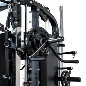 Reeplex CX4 Multi-Functional Trainer + FID Bench + 100kg Weight Plates + 7ft Barbell + Jammer Arms + Leg Press