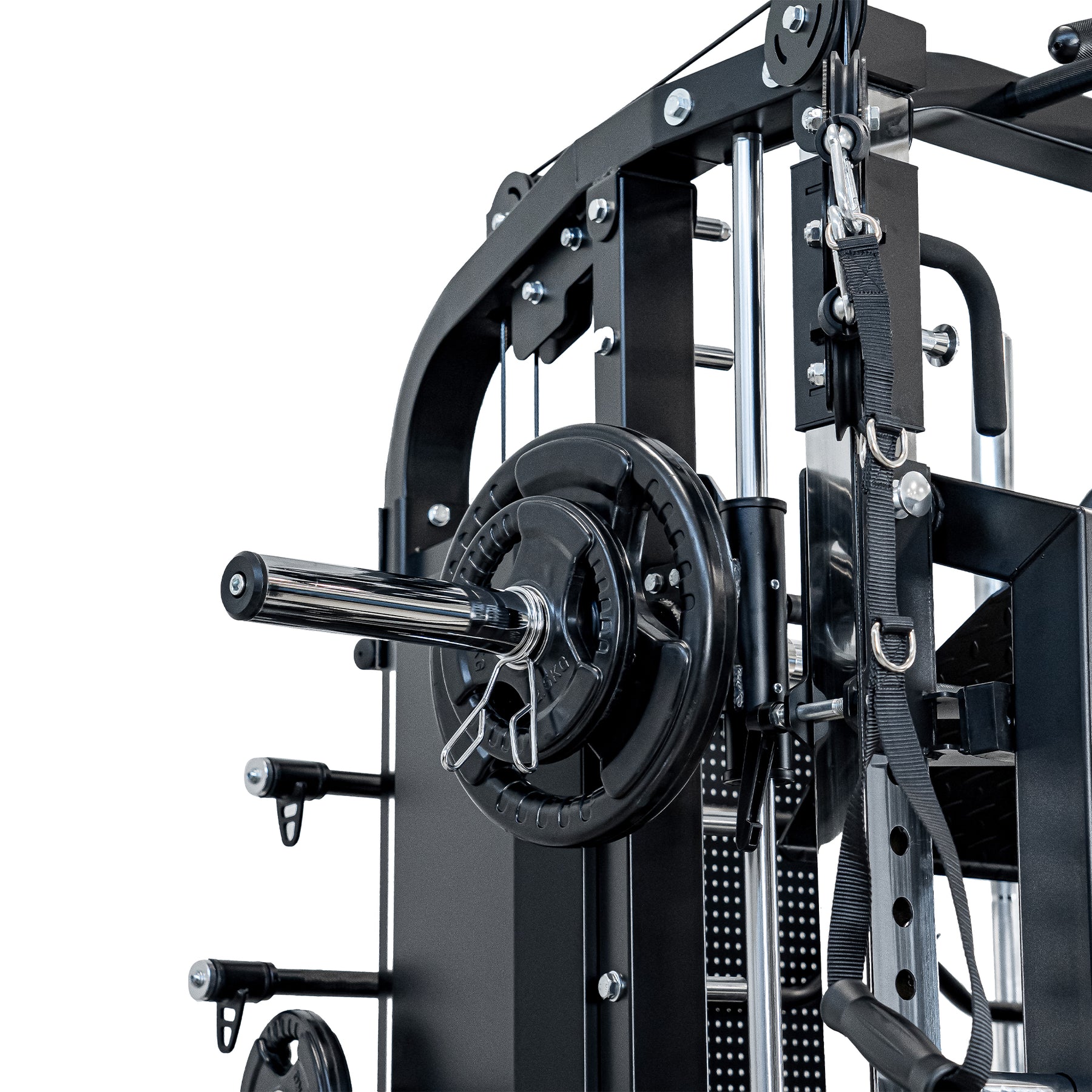Reeplex CX4 Multi-Functional Trainer + FID Bench + 100kg Weight Plates + 7ft Barbell + Jammer Arms + Leg Press