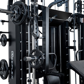 Reeplex CX4 Multi-Functional Trainer + FID Bench + 100kg Weight Plates + 7ft Barbell + Jammer Arms + Leg Press