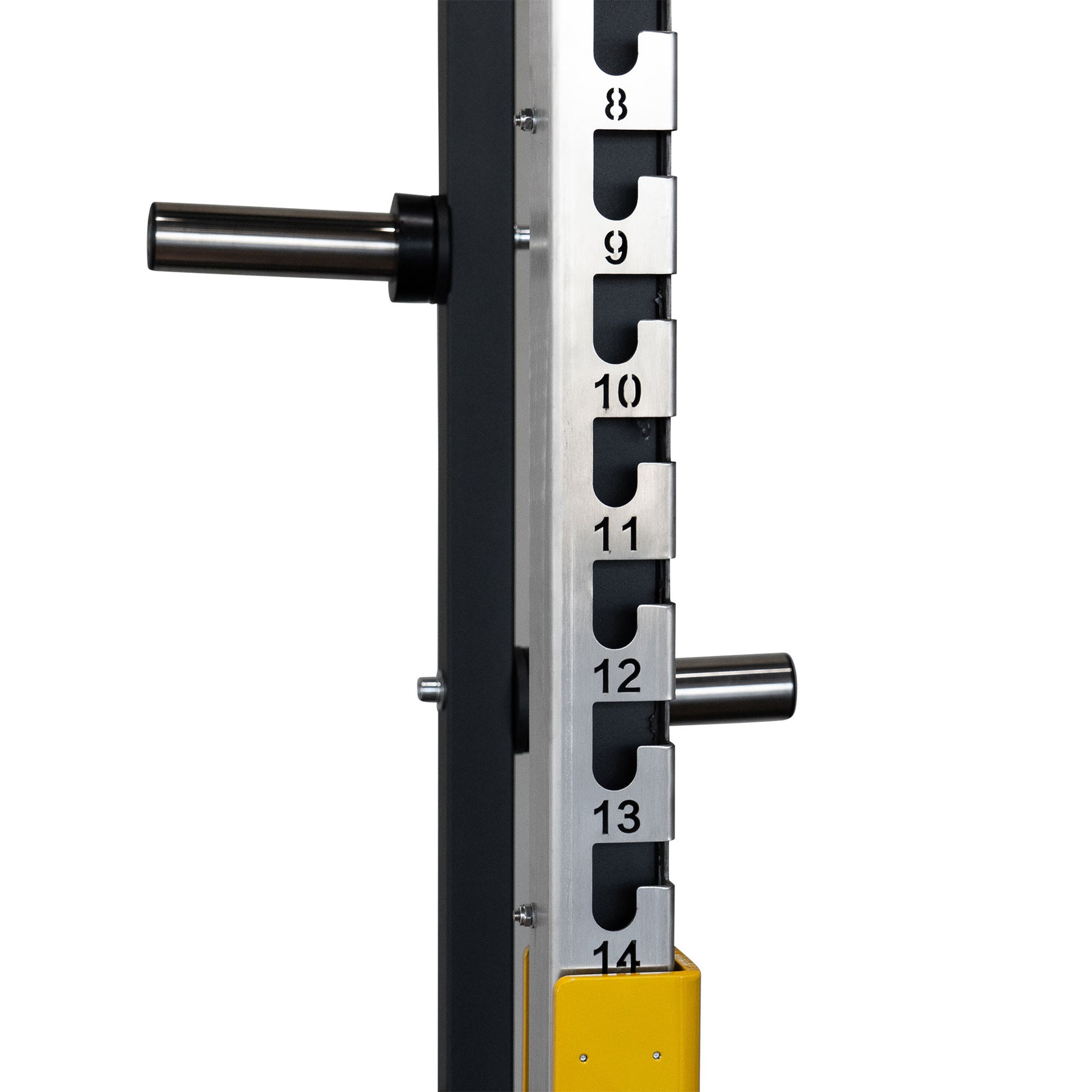 Commercial Half Squat Rack With Weight Plate Storage