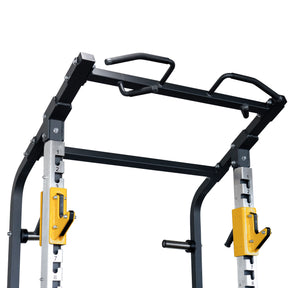 Commercial Half Squat Rack With Weight Plate Storage