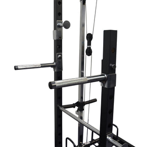 Squat Rack With Lat Pulldown + Adjustable Bench + 5-30kg Adjustable Dumbbells + 140kg Standard Weight Set