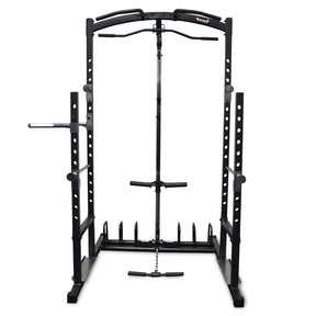 Squat Rack With Lat Pulldown + Adjustable Bench + 5-30kg Adjustable Dumbbells + 140kg Standard Weight Set