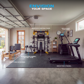 The Studio – Reeplex CBT-PL Multi-Functional Trainer, Pilates Reformer & Stair Climber Package