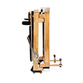 Impact Fitness Foldable Pilates Reformer Oakwood with Accessories