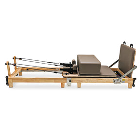 Impact Fitness Foldable Pilates Reformer Oakwood with Accessories