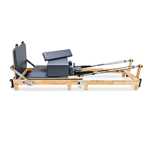 Impact Fitness Foldable Pilates Reformer Oakwood with Accessories