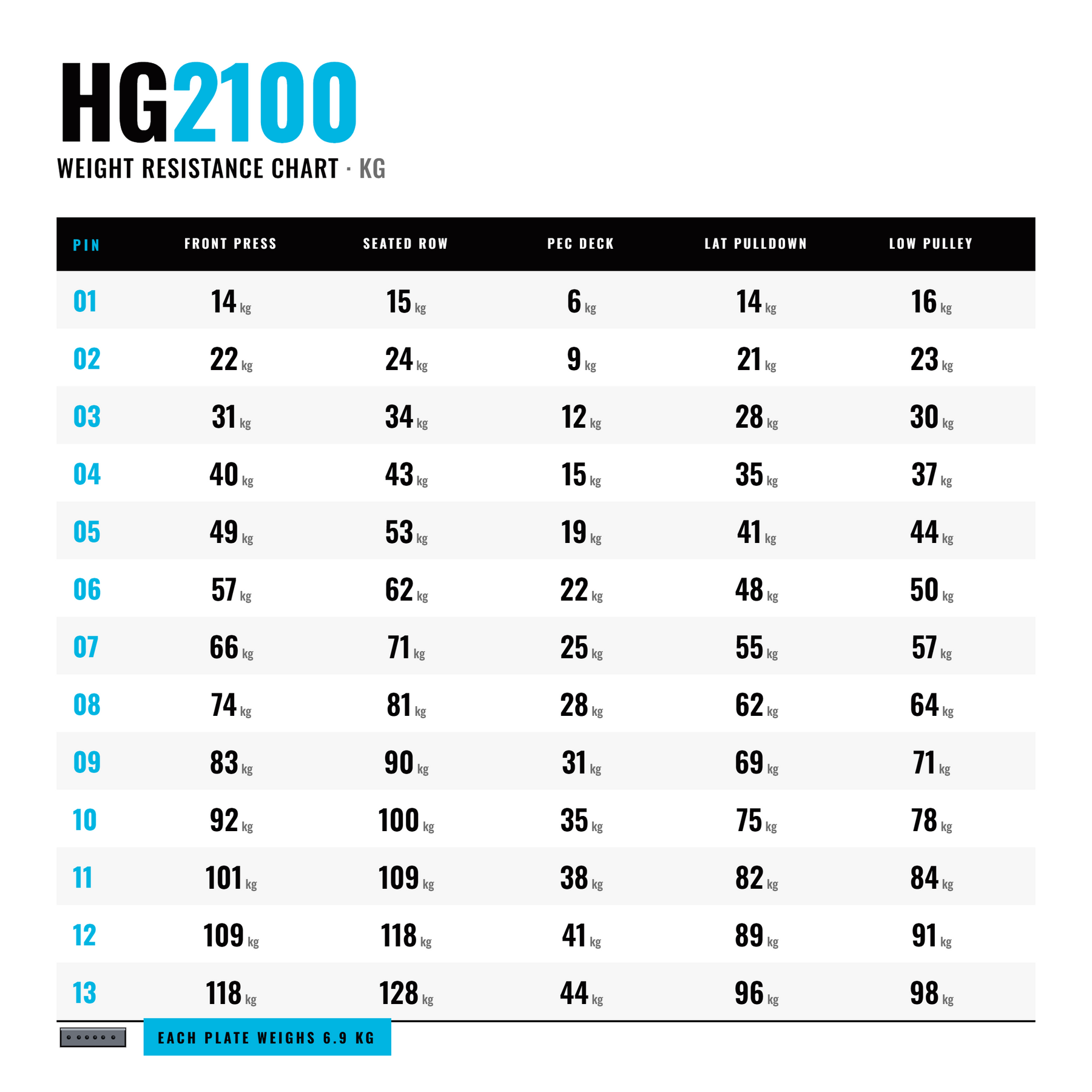 Reeplex HG2100xp Heavy Duty Home Gym with 100kg Weight Stack
