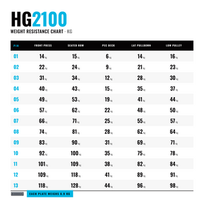 Reeplex HG2100xp Heavy Duty Home Gym with 100kg Weight Stack