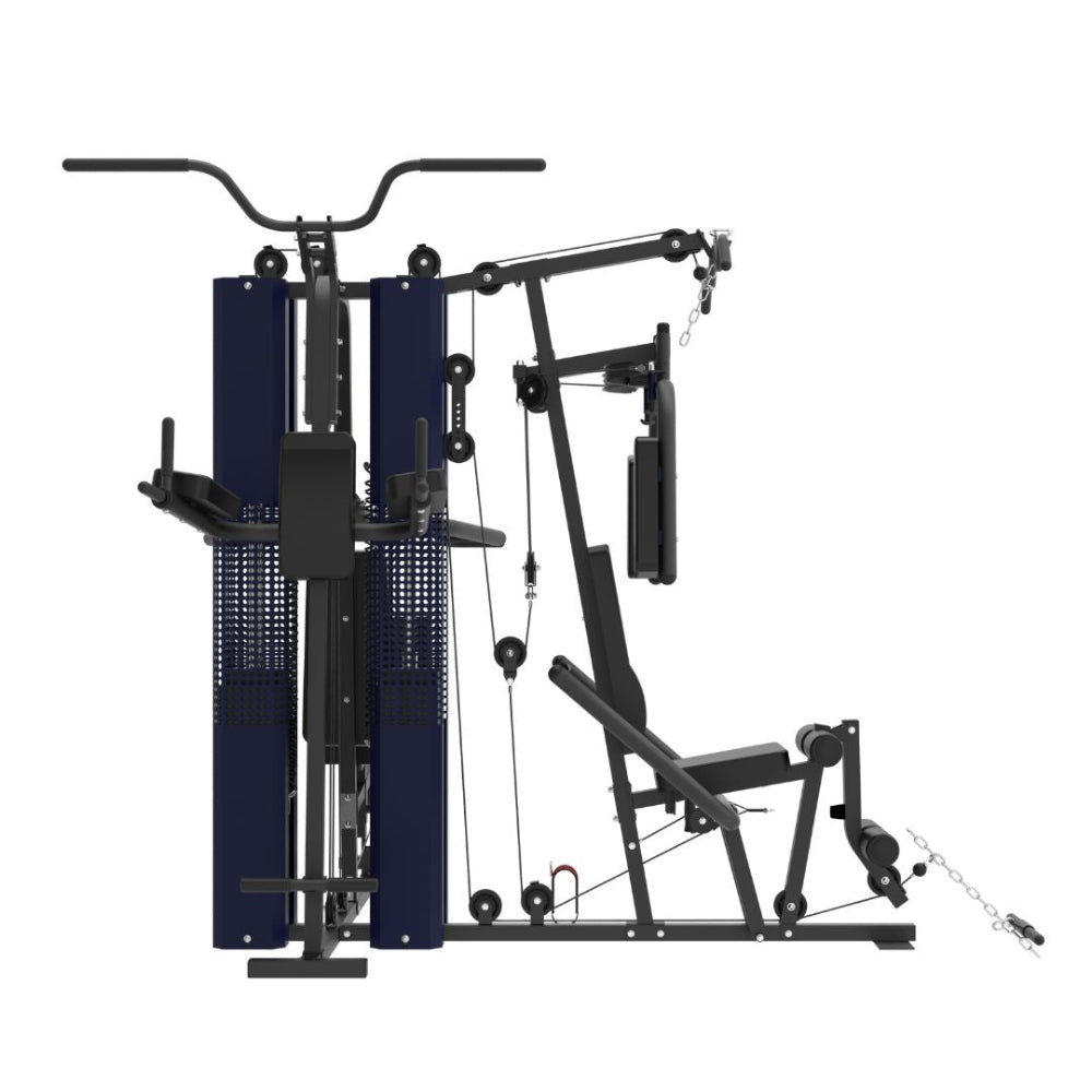 IG-5 Multi Station Home Gym with Leg Press and Pull Up Dip Tower