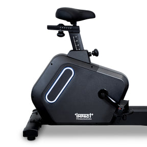 Impact Fitness B100 Upright Exercise Bike with Touchscreen Display