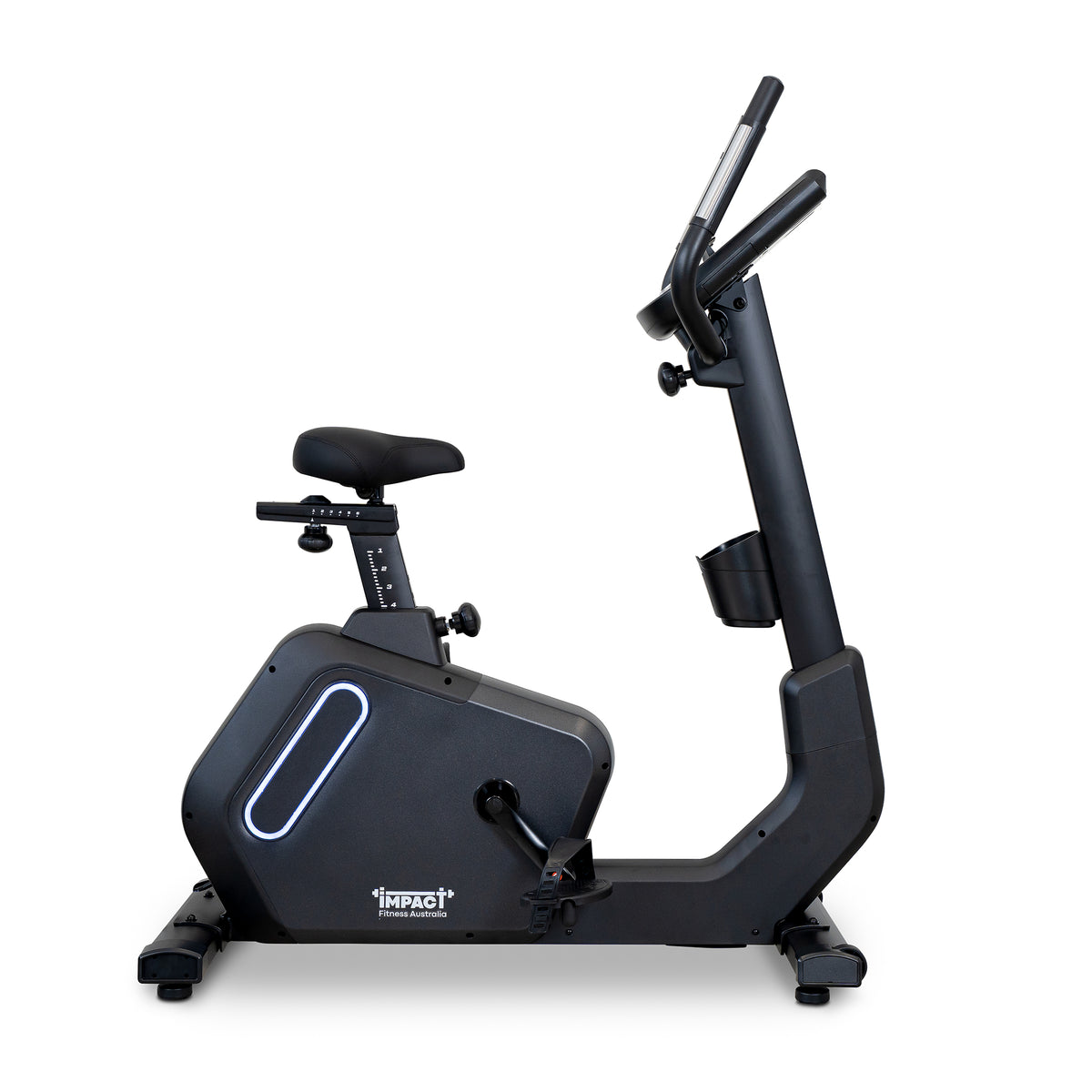 Impact Fitness B100 Upright Exercise Bike with Touchscreen Display