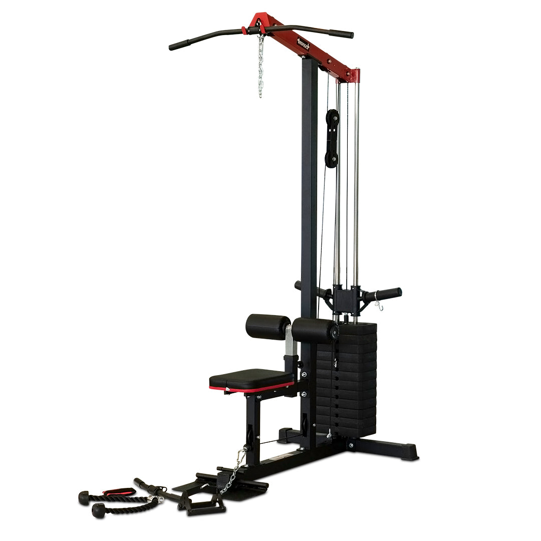 Impact Fitness Lat Pulldown & Seated Row Machine – Build Upper Body ...