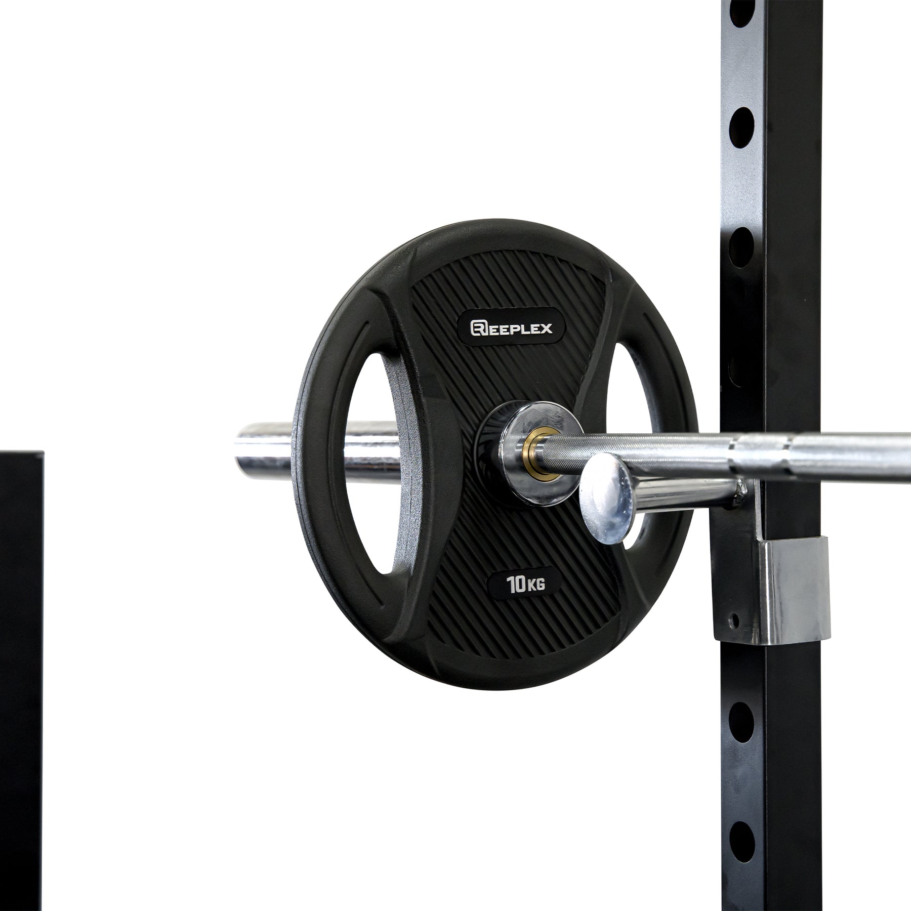 Squat Rack With Lat Pulldown + Adjustable Bench + Olympic Barbell Weight Set