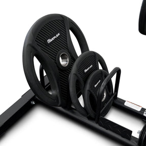 Squat Rack With Lat Pulldown + Adjustable Bench + Olympic Barbell Weight Set