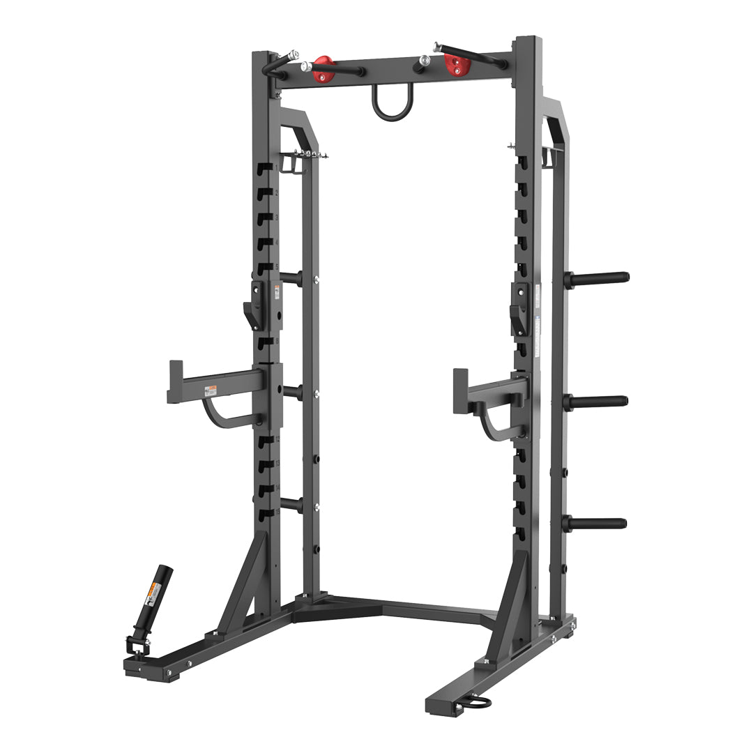 Commercial Squat Half Rack with Storage - Dynamo Fitness