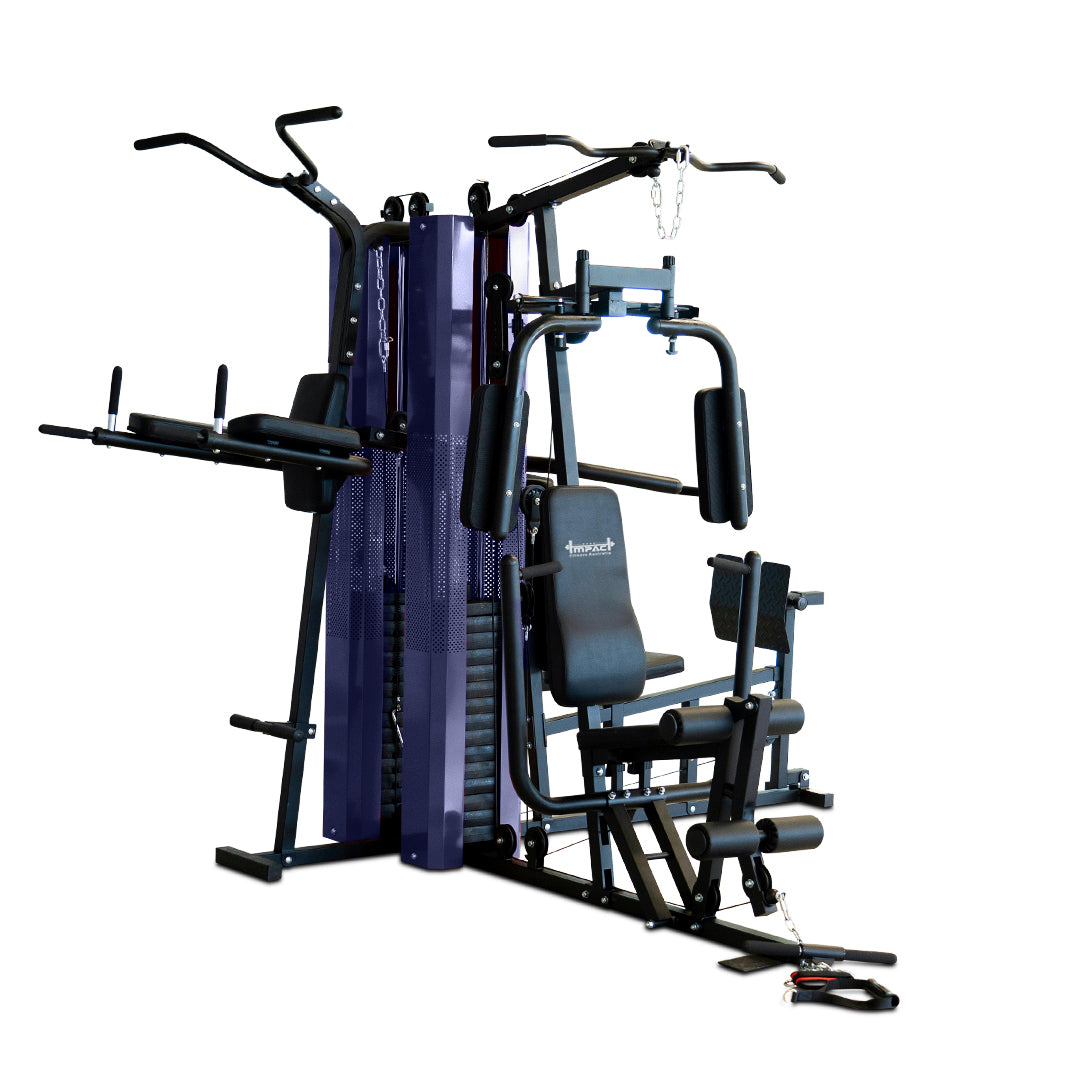 IG-5 Multi Station Home Gym with Leg Press and Pull Up Dip Tower