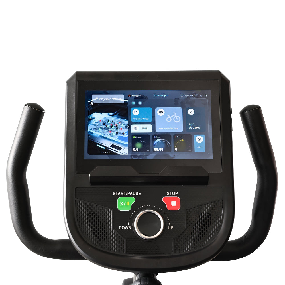 Impact Fitness RB100 Recumbent Exercise Bike with Touchscreen Display