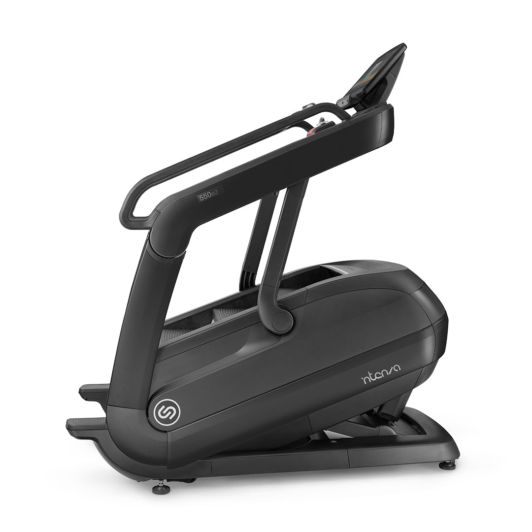Intenza 550Ce2+ Escalate StairClimber with 19" Touchscreen Display side view