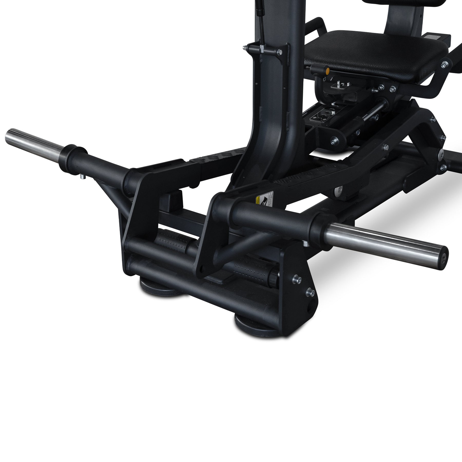 Reeplex Commercial Plate Loaded Leg Press Front Weight posts