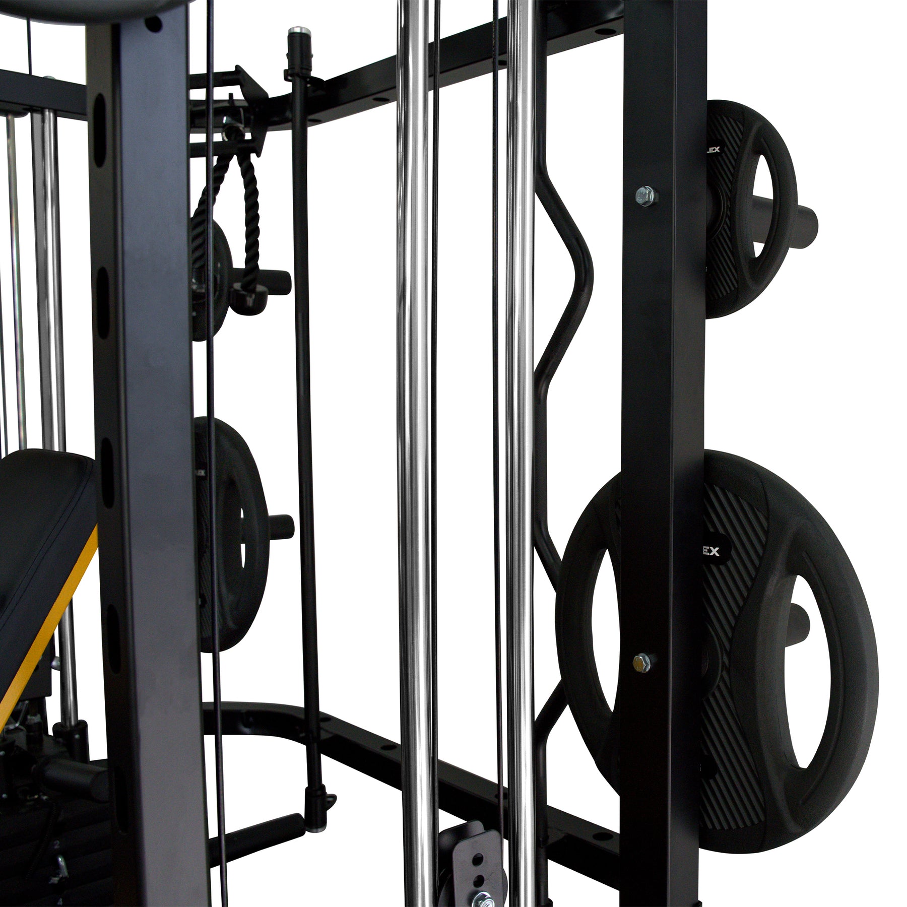 Impact Fitness MF10 Multi-Trainer with Adjustable Bench + Olympic Weights + Barbell