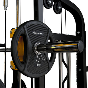 Impact Fitness MF10 Multi-Trainer with Adjustable Bench + Olympic Weights + Barbell