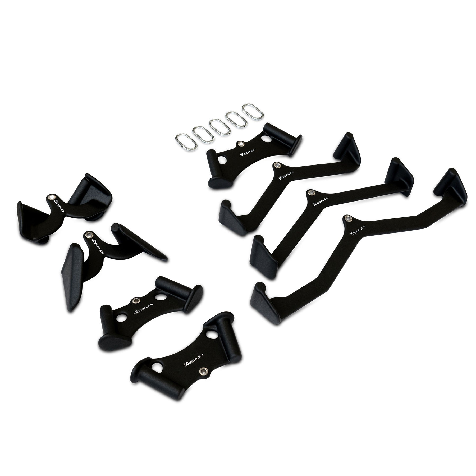 Neo mag grip 8 piece attachment set with caribiners