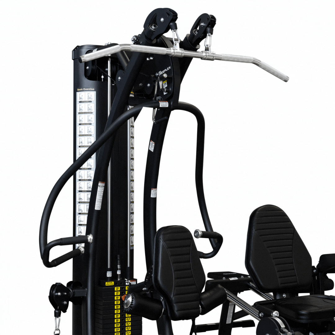 Reeplex Commercial Multi-Gym with Leg Press Machine