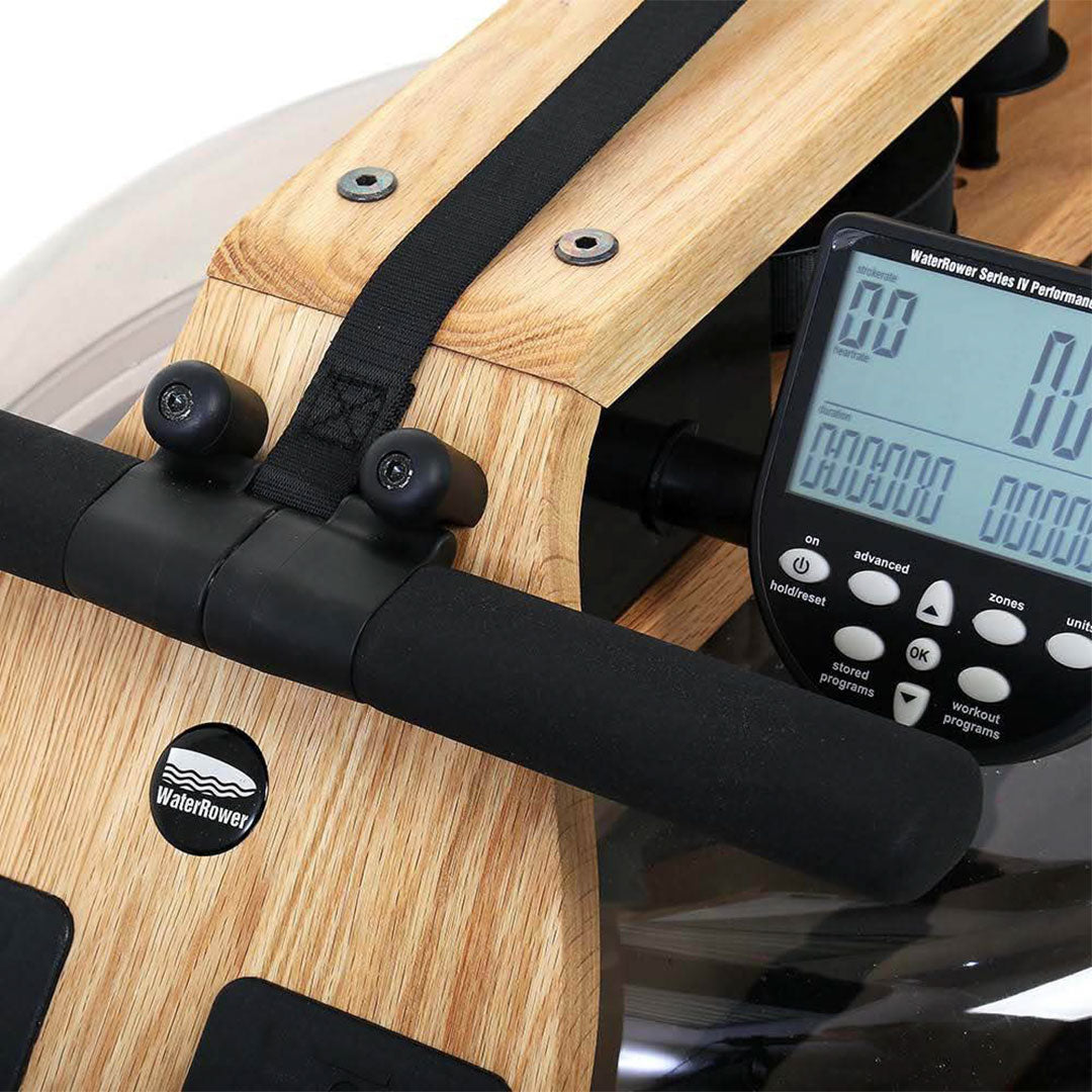 Water Rower Oak Rowing Machine with S4 Performance Monitor