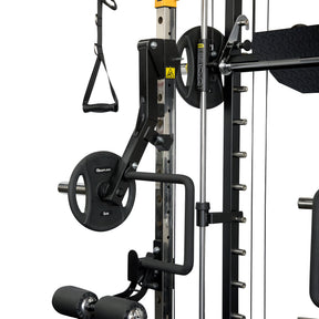 Reeplex CBT-PL Multi Station Gym + Fid Bench + Jammer Arms + Leg Press + 100kg PVC Weight Plates + Olympic Barbell