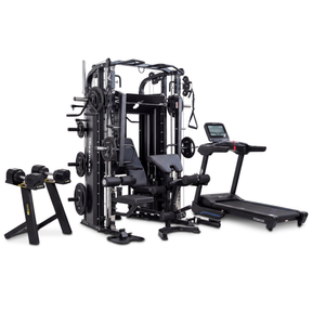 The Complete Setup – Reeplex CX4 Multi-Functional Trainer, Dumbbells & Treadmill Package