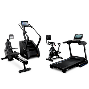 The Cardio Lab - Reeplex Argo Rower + Summit™ Stair Climber + SCPRO Spin Bike + Titan 3.0 Treadmill set
