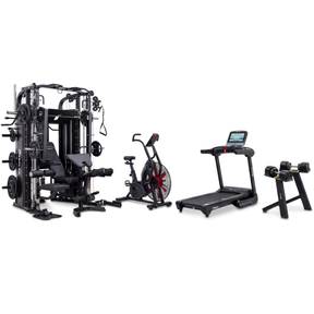 The All-Rounder – Reeplex CX4 Multi-Functional Trainer, Air Bike, Dumbbells & Treadmill Package