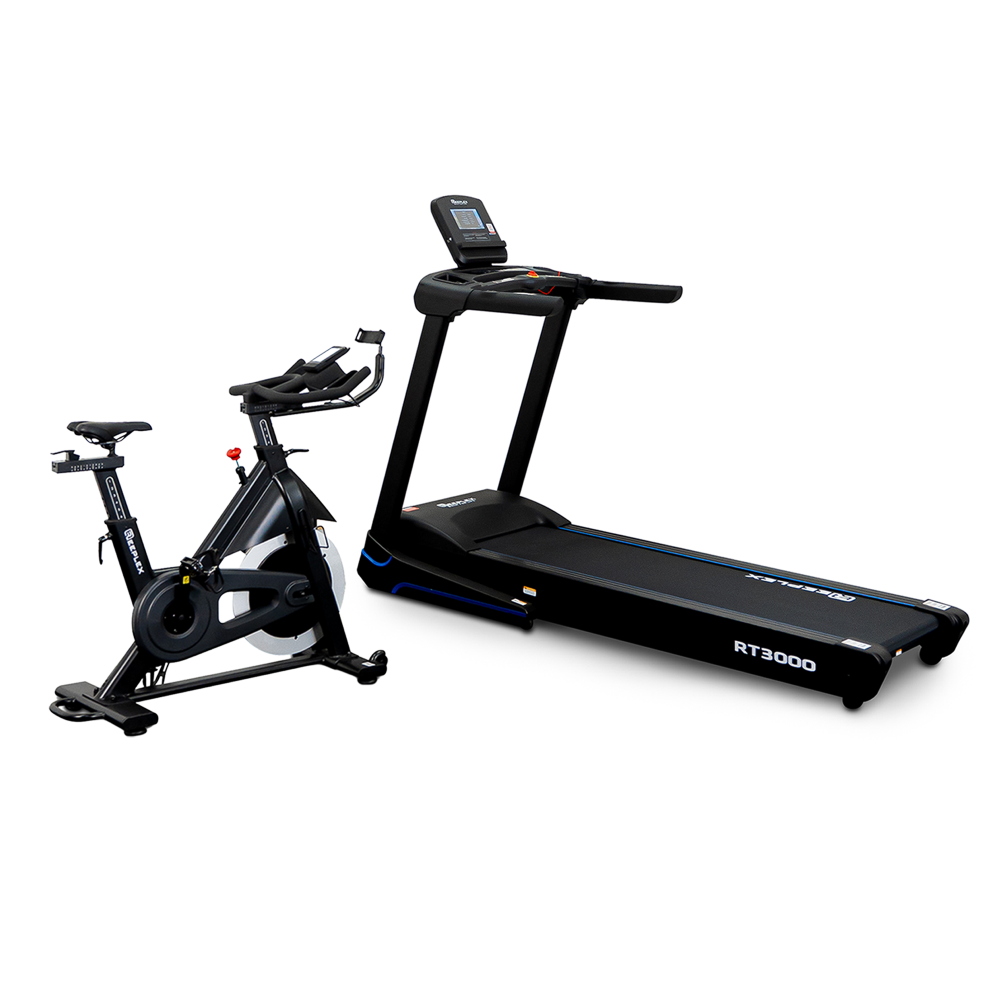 The Duo - Reeplex Atlas 3.0 Treadmill + SCX Spin Bike Bundle