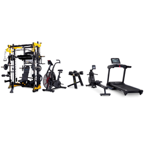 The Everyday Athlete – Reeplex CBT-PL Multi-Functional Trainer, Rower, Air Bike & Treadmill Package