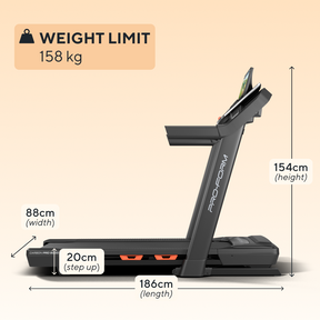 Proform Treadmill with 16" HD touchscreen Cabron Pro 9000